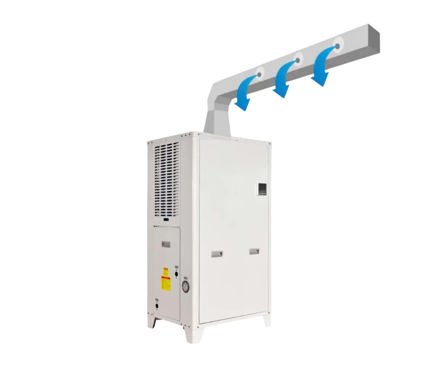 SystemAir Duct Series floor-standing unit